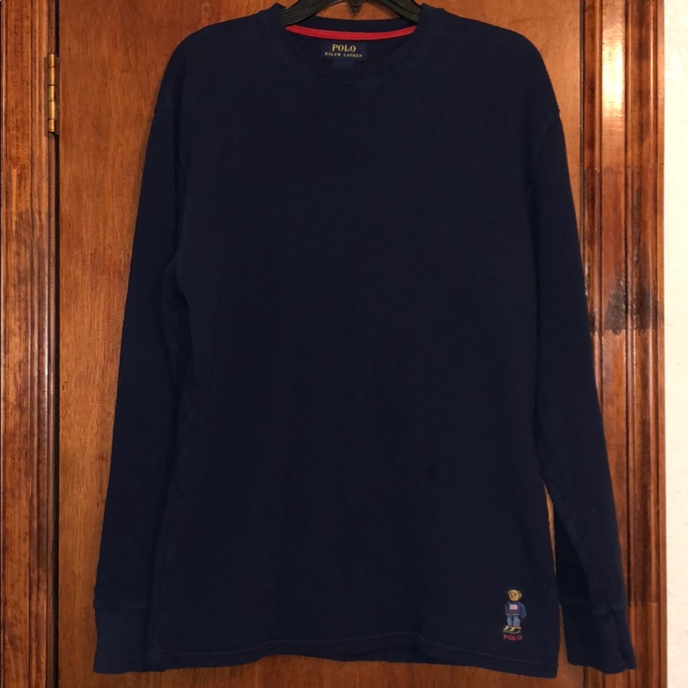 Ralph Lauren teddy bear pajama Top